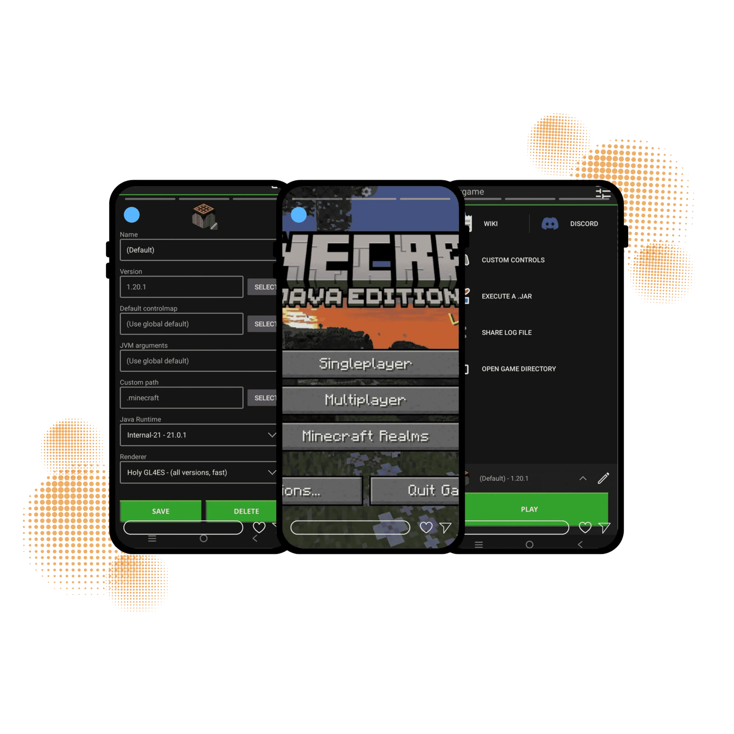 minecraft home screen scaled